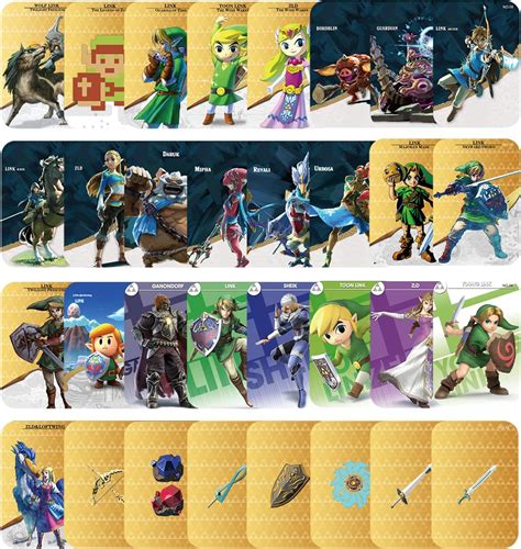 breath of the wild amiibo nfc cards|zelda breath of the wild amiibo switch.